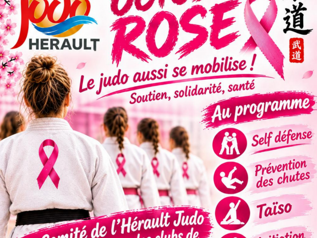 Image de l'actu 'Octobre Rose 2026 : le judo se mobilise dans l’Hérault'