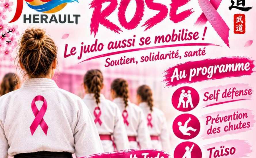 Octobre Rose 2026 : le judo se mobilise dans l’Hérault